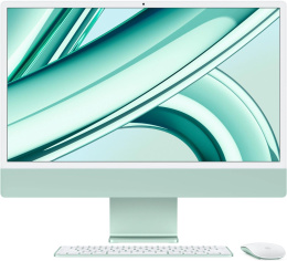 Моноблок Apple iMac A2874 24" 4.5K M3 8 core 4 8Gb SSD256Gb 8 core GPU macOS WiFi BT 143W клавиатура мышь Cam зеленый 4480x2520 (MQRA3HN/A)