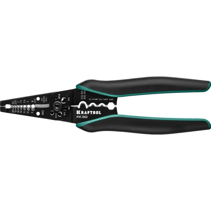 Стриппер KRAFTOOL PK-60 многофункциональный, 0.5 - 6 кв.мм 22658