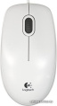 Мышь Logitech B100 белый оптическая 1000dpi USB 2but 910-003360