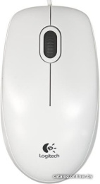 Мышь Logitech B100 белый оптическая 1000dpi USB 2but 910-003360