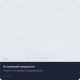 Индукционная варочная поверхность Zugel ZIH604W белый