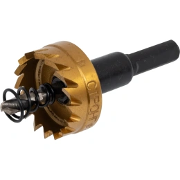Коронка по металлу цилиндрическая СТК-058 GOLD 28 мм, HSS Strong стк-05800028