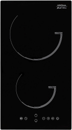 Индукционная варочная поверхность Krona Vento 30, конфорок: 2 шт.,  стеклокерамика,  независимая, черный