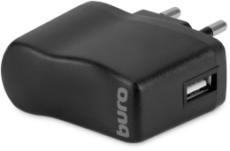 Сетевое зарядное устройство Buro XCJ-021-1A,  USB-A,  5Вт, 1A, черный