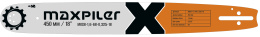 Шина для пилы MaxPiler MXGB-1,6-68-0,325-18 (длина шины: 18 дюймов, количество звеньев: 68 шт, шаг цепи: 0.325 дюйма, ширина паза: 1.6 мм)