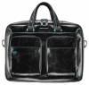 Деловая сумка Piquadro Blue Square CA2849B2/N с отделением для ноутбука 15" черная натур.кожа