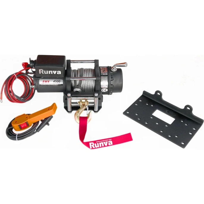 Электрическая лебёдка RUNVA 12V 4500 lbs 2040 кг EWX4500U