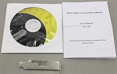 Контроллер STLab U-1330 (RTL) PCI-Ex1 USB3.0 1 port-ext USB-C 1port-ext