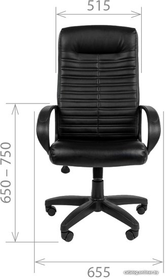 Компьютерное кресло CHAIRMAN 480 LT экопремиум черный 00-07000191