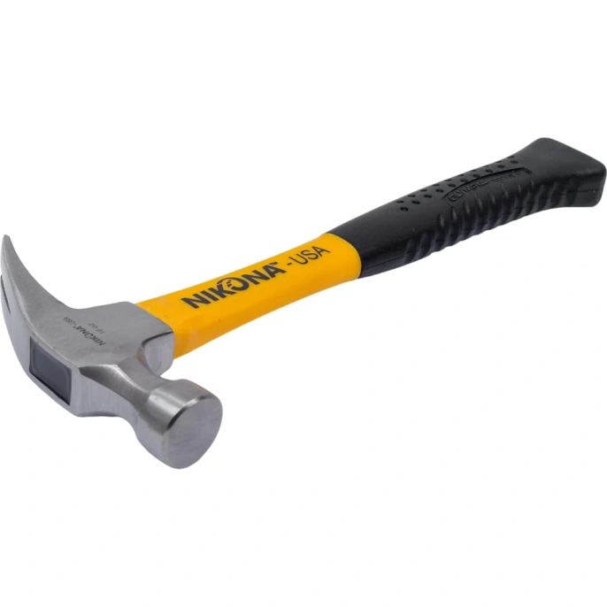 Столярный молоток NIKONA Roughneck с фибровой ручкой, 16oz 60-332