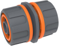 Муфта соединительная Maxpiler MHC-012 для шлангов, диаметр: 1/2" с обеих сторон, корпус оснащен мягкими прорезиненными вставками Soft Touch, материал: высококачественный ударопрочный пластик, устойчивый к высокому
