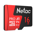 Карта памяти microSDHC UHS-I U1 NETAC P500 Extreme Pro 16 ГБ, 90 МБ/с, Class 10, NT02P500PRO-016G-R, 1 шт., переходник SD