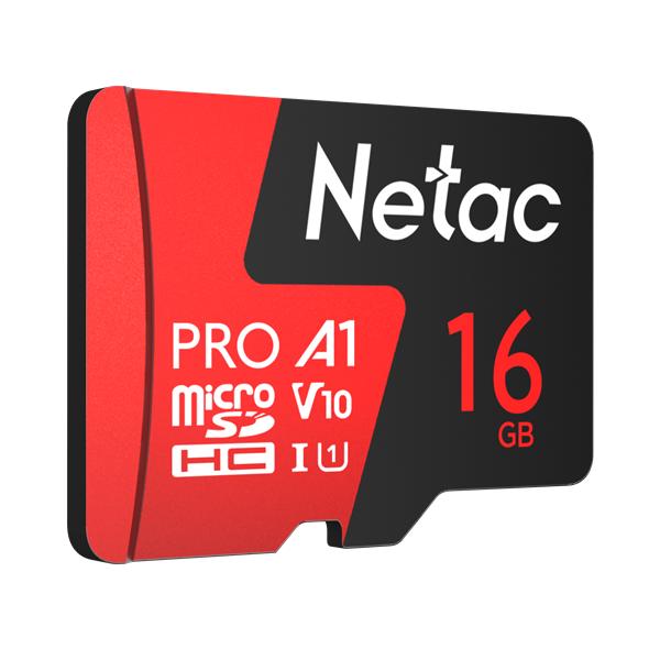 Карта памяти microSDHC UHS-I U1 NETAC P500 Extreme Pro 16 ГБ, 90 МБ/с, Class 10, NT02P500PRO-016G-R, 1 шт., переходник SD