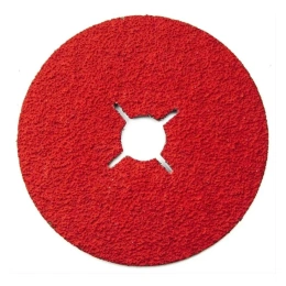 Фибровый диск Long Abrasive CR 964 Керамика 125x22.23 мм, P80, 10 шт D330490-10