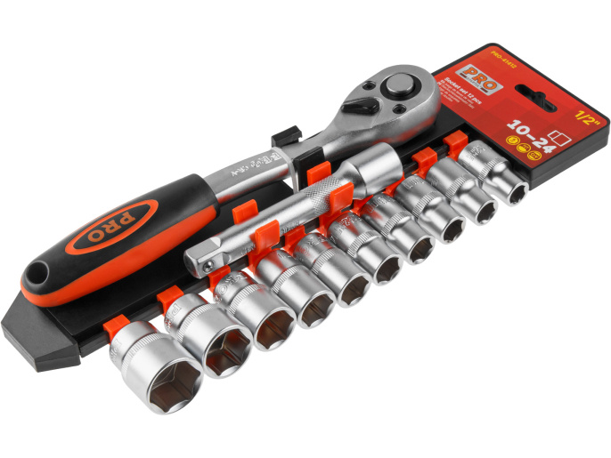 Набор головок 1/2" 10-24мм 12предм. PRO STARTUL PRO-41412