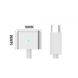 KS-is KS-806gen3-W-2 Кабель для зарядки USB-C M Magsafe 2 F, 2м белый