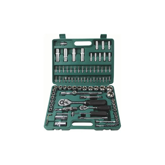 Автомобильный набор инструмента FIT 94 шт. CrV 1/2+1/4 65214