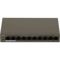 Коммутатор Tenda TEF1110P-8-63W неуправляемый PoE, 10 портов, 10x100 Мбит/с, PoE 8x30 Вт, 2хUplink, настольный 10000090495