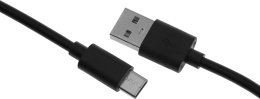 Кабель KINGPRICE USB Type-C (m) -  USB (m),  1м,  2A,  черный [kp-usbac-2a-1m]