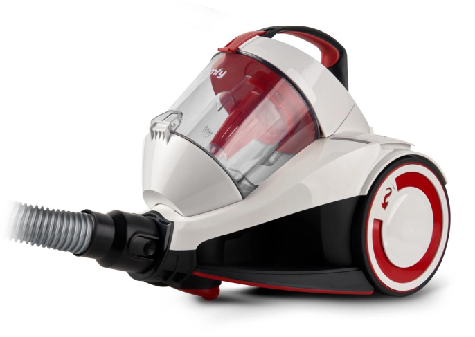 Пылесос DOMFY DSC-VC505, 2000Вт, белый/красный
