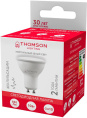Лампа светодиодная Thomson TH-B2056 10Вт цок.:GU10 полусф. 220B св.свеч.бел.нейт. MR16 упак.:1шт