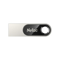 Флешка USB NETAC U278 8ГБ, USB2.0, серебристый и черный [nt03u278n-008g-20pn]