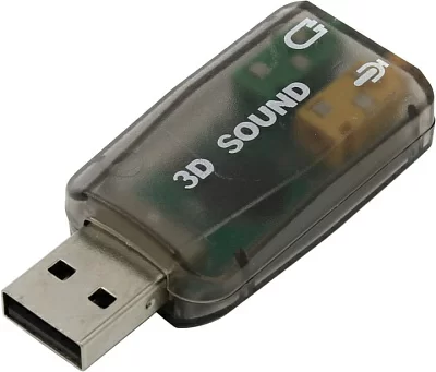 Звуковая карта Espada PAAU001 USB адаптер для наушников с микрофоном