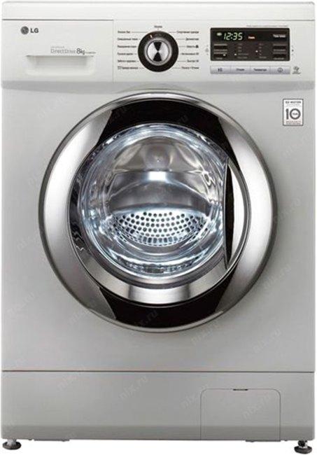 Стиральная машина LG F1296TD4, с фронтальной загрузкой, 8кг, 1200об/мин, инверторная