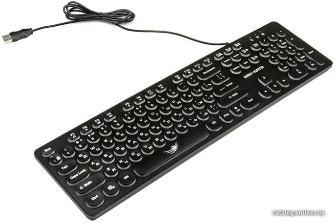 Dialog Gan-Kata Клавиатура KGK-16U BLACK - игровая с RGB-подсветкой, USB, черная