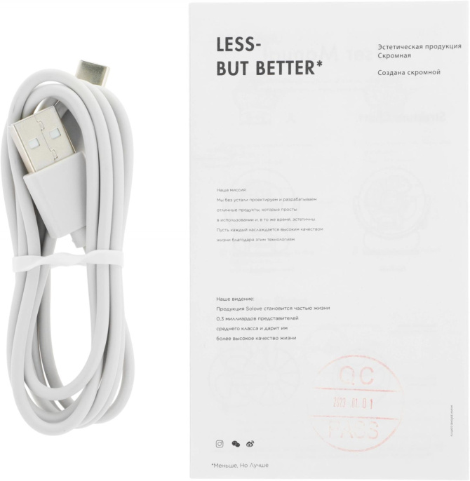 Вентилятор настольный SOLOVE F3,  белый [f3 white rus]