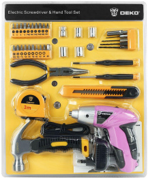 Отвертка аккум. Deko DKS4 аккум. патрон:держатель бит 1/4" 063-4109