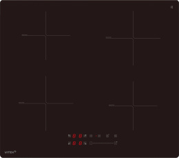 Индукционная варочная поверхность Vitek VHI6410, конфорок: 4 шт.,  черный