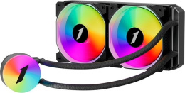 Кулер для процессора (СЖО) 1stPlayer TS2 240 Черный (TS2-240-BK) (Intel LGA1851/1700/1200/115x/1366, AMD AM5/AM4/FM3/FM2/FM1/AM3/AM2, крепление на винтах, размер радиатора: 277x119x27мм, размер вентилятора: 120x120x25мм, размер водоблока: 74x89.2x51.8мм,