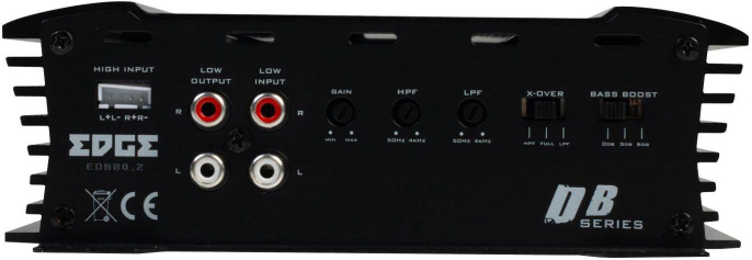 Усилитель автомобильный Edge EDB80.2LITE-E2 двухканальный