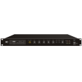 Мини-усилитель ITC T-B60, USB, SD-карта, FM-приёмник, Bluetooth; выходная мощность: 60 Вт; выход: 100 В / 4-16 Ом; частотный диапазон: 80 Гц…16 кГц; входы: 1 х микрофонный TRS 6,3 мм, 2 х линейный RCA