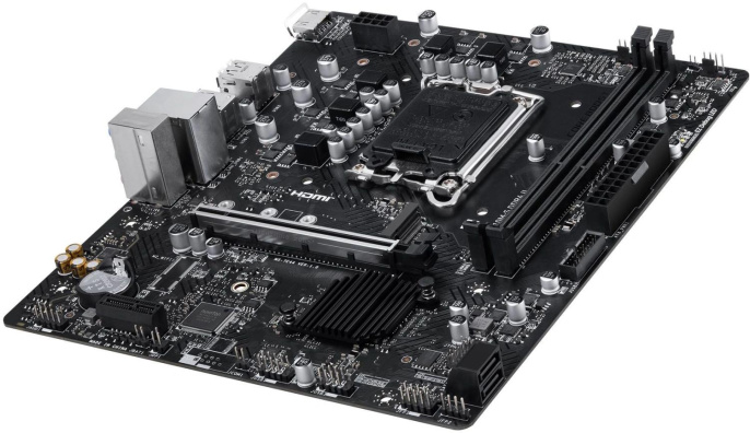Материнская плата MSI PRO H610M-S DDR4 II Soc-1700 Intel H610 2xDDR4 mATX AC`97 8ch 7.1 GbLAN+HDMI