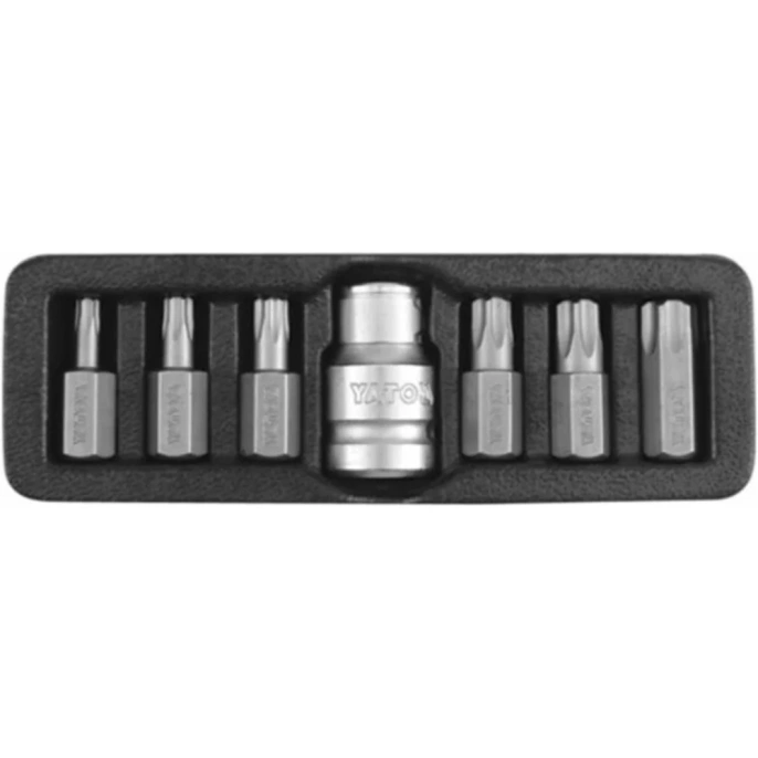 Набор бит TORX (7 шт; 1/2; Т25-Т55) YATO YT-0416