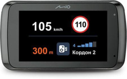 Видеорегистратор с радар-детектором MIO MiVue i85,  ГЛОНАСС