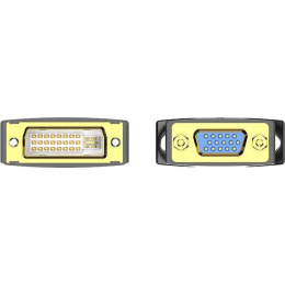 Адаптер-переходник Vention DVI-I 24+5M/ VGA 15F (ECFB0)