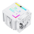 Кулер для процессора/ CPU Cooler Thermalright Peerless Assassin 140 Digital White 4-pin PWM, 165mm, Ni/Cu, 6x6mm, 1x120mm + 1x140mm, 82.CFM, 29.6dBA, 1850RPM, S: 1200, 1700, 1851, 115X, 2011, 2066, AM4, AM5, white (PA140-DG-WH)