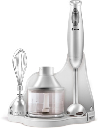 Блендер Vitek VT-1456,  погружной,  серебристый