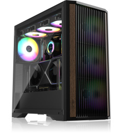 Корпус без блока питания/ Case Raijintek AGOS MAX, Midi-Tower, TG, 1x140mm ARGB, 2xUSB 3.0 + 1xUSB 2.0, E-ATX, ATX, mATX, mITX Black (0R20B00259)
