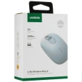 Мышь UGREEN MU105 90671, 800/1200/1600/2400 DPI,функция бесшумного режима, Режим: беспроводной -2,4 ГГц, рабочее расстояние: 10 м, рабочее напряжение: 1,5 В, рабочий ток: 10 мА, щелочная батарея AA входит в комплект 