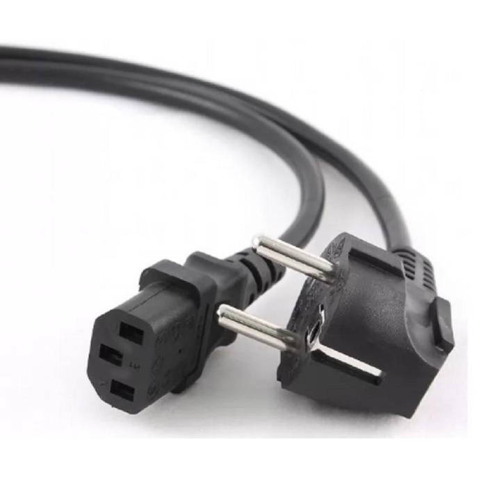 Кабель питания Cablexpert Schuko-C13, 3х0.5мм2, 6А, с заземлением, 1.8м, черный, [PC-186-1-2]