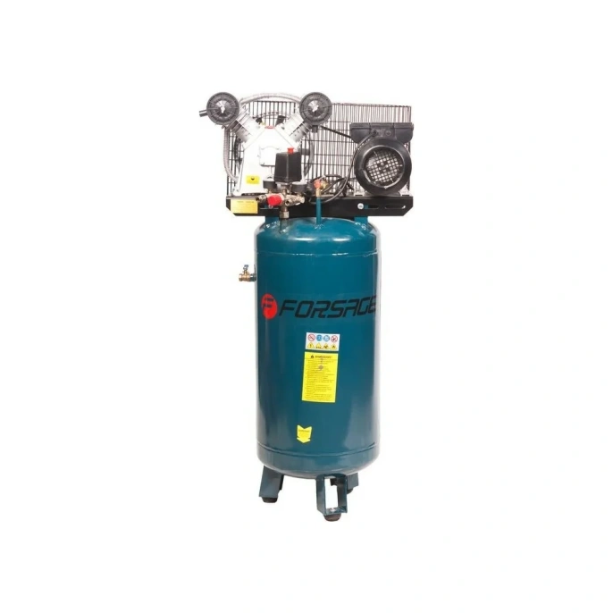 Компрессор Forsage 100 л, 2-х поршневой, с ременным приводом, вертикальный F-TB265-100 vertical (7433)