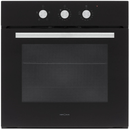 Духовой шкаф электрический Krona Essenza 60 Bl G2,  56л,  дверца с 3 стеклами,  черный