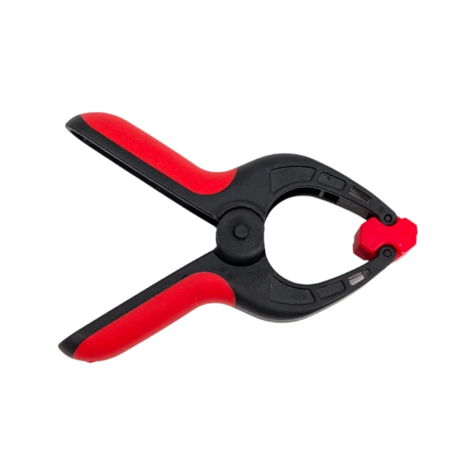 Клещеобразная струбцина РемоКолор пластиковый корпус, усиленная пружина, длина 6/150 мм, зев 70 мм 44-2-150