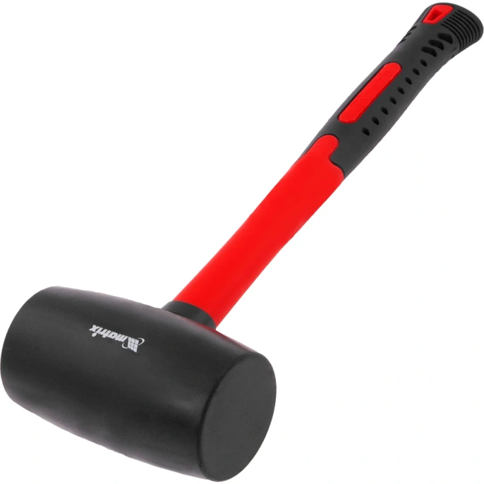 Резиновая киянка MATRIX 910 г, черная резина, фибергласовая рукоятка 11194