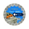 Алмазный сегментный диск по бетону,кирпичу Kronger 300x25,4 мм B200300