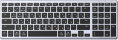 Клавиатура беспроводная UGREEN KU005 15956 2.4GHz Bluetooth5.0 Ultra Slim Wireless Keyboard. Цвет: серебристый